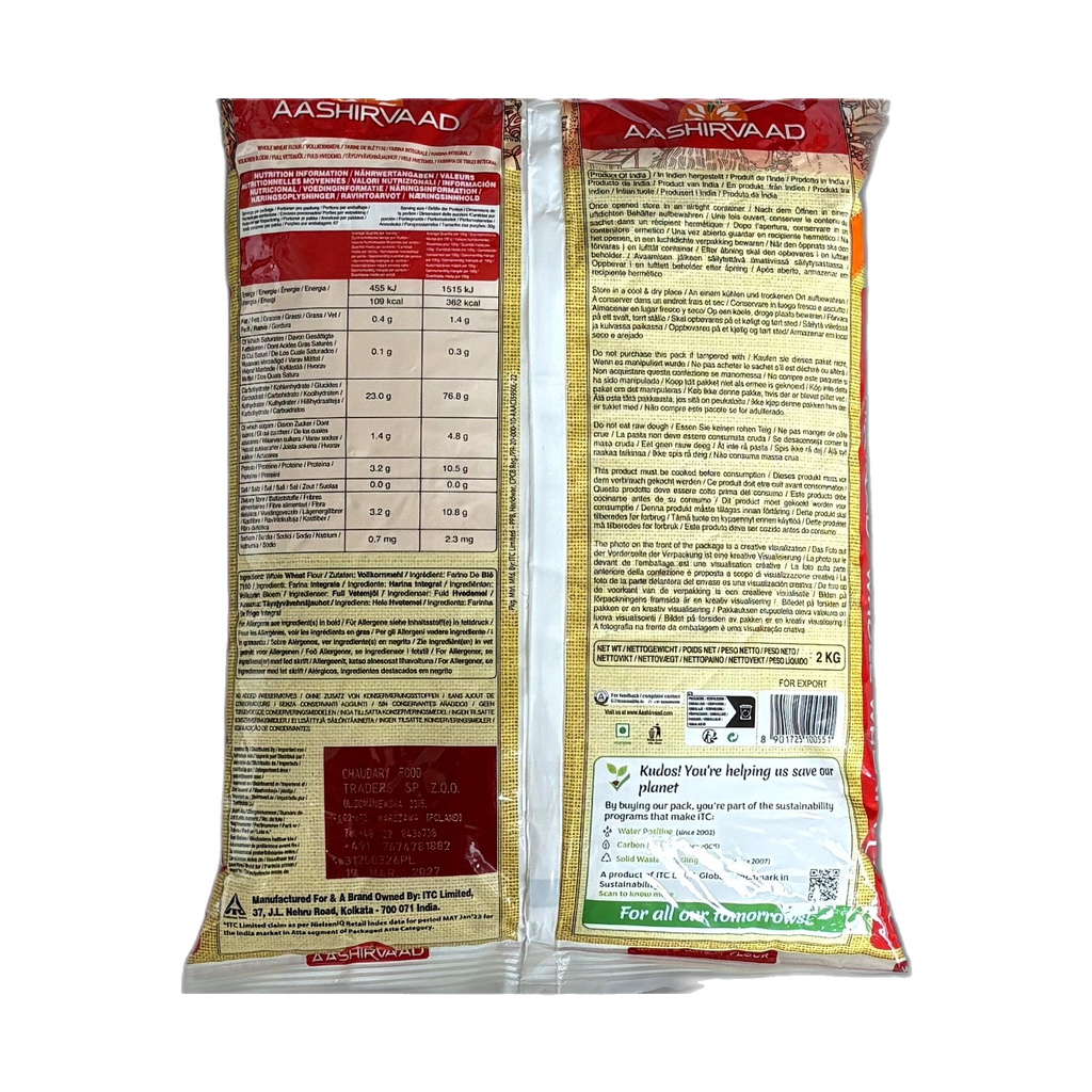 WHOLE WHEAT FLOUR AASHIRVAAD