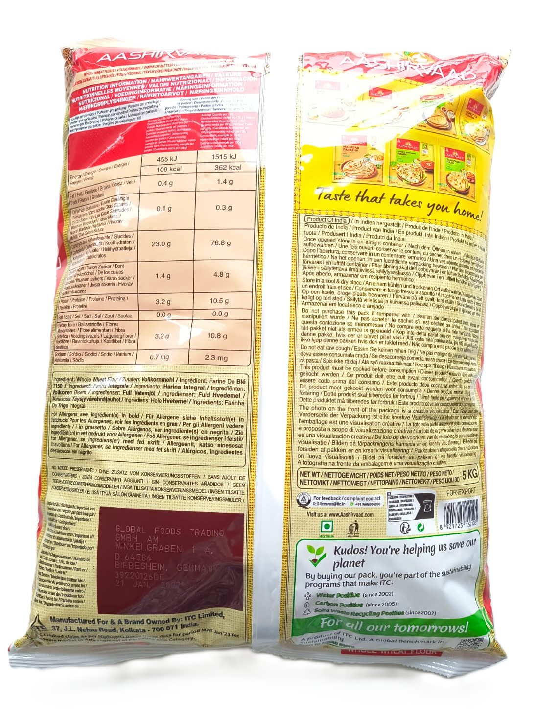 WHOLE WHEAT FLOUR AASHIRVAAD