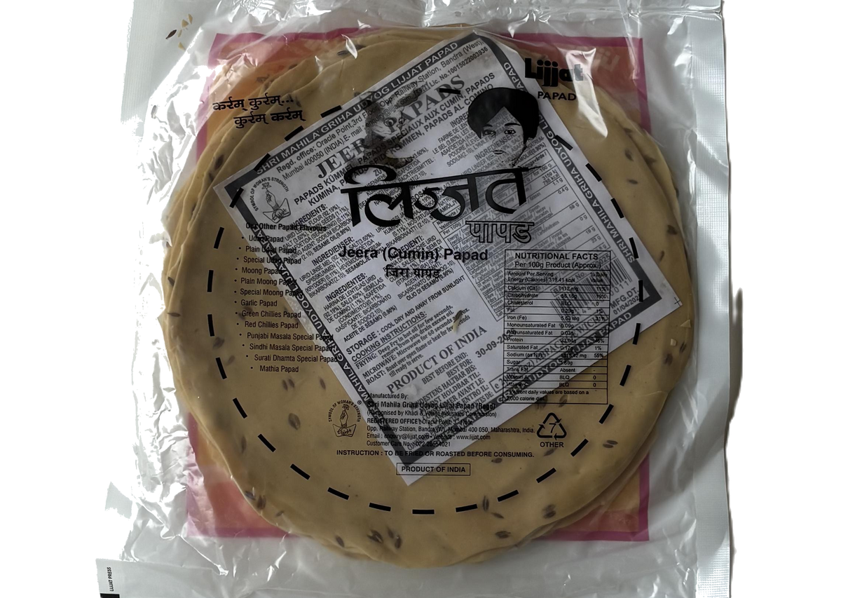 JEERA PAPAD LIJJAT