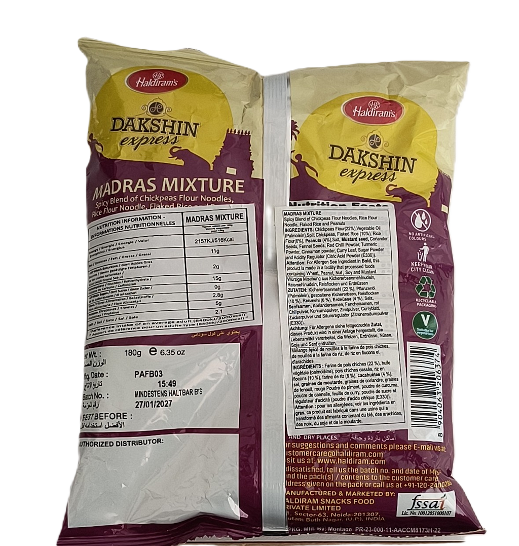 HALDIRAM'S MADRAS MIX HALDIRAMS