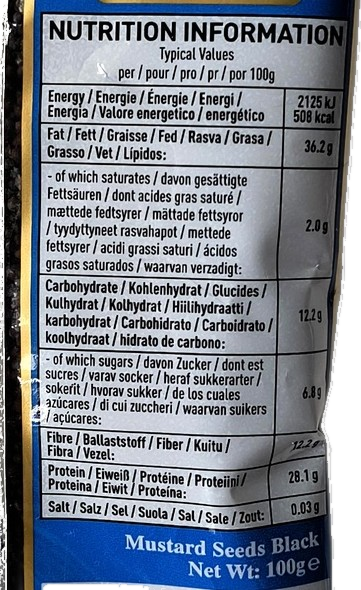 MUSTARD SEEDS (BLACK) HEERA